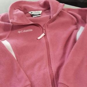 Girl's size 10/12 pink Columbia brand sweater